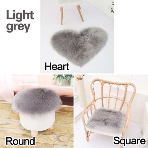 Faux Sheepskin Chair Cover - Luxurious Hairy Wool Carpet for Stylish Home Decor - Picture 19 of 34