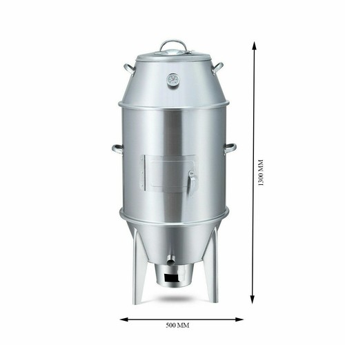 Charcoal BBQ Smoker Oven Tandoori Barbeque Roast Stainless Steel Commercial - Picture 5 of 12