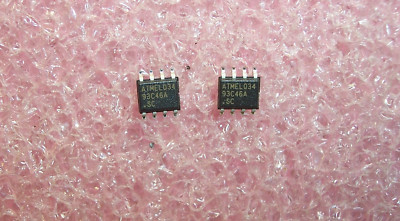 QTY (100) AT93C46ASC ATMEL SOIC-8 1K 3-WIRE SERIAL EEPROM 93C46A-SC NOS 1 TUBE