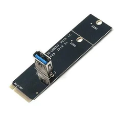 NGFF M.2 To USB 3.0 Transfer PCI-E Riser Card Adapter For Mining Machine black