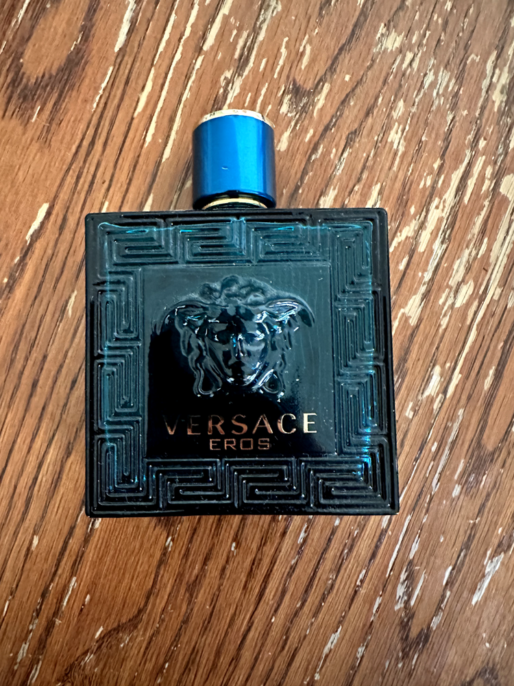 Versace Eros for Men 3.4 fl oz Eau de Toilette Spray (50% Full)