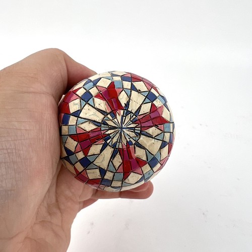 Jim Shore Quilt Quilted Easter Egg Pink Blue Red Heartwood Creek Enesco 2004 - Picture 7 of 9