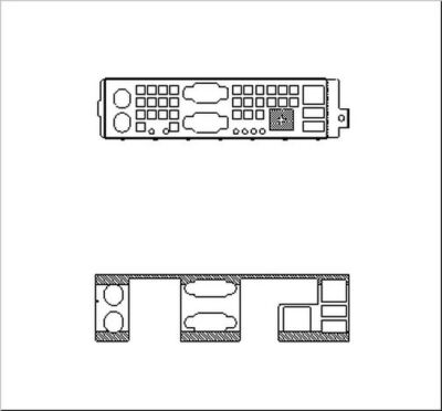 I/O Gasket Intel SE7221BK1 für RM12404 84H312410-030