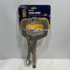 VISE-GRIP T19EL4 11" Wide-Opening Locking C-Clamp, Silver New W/ Damaged Package