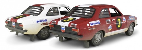 Bud Spencer und Terence Hill Ford Escort Rally Car Set 1968 1:18 LM128C3 - Imagen 2 de 4