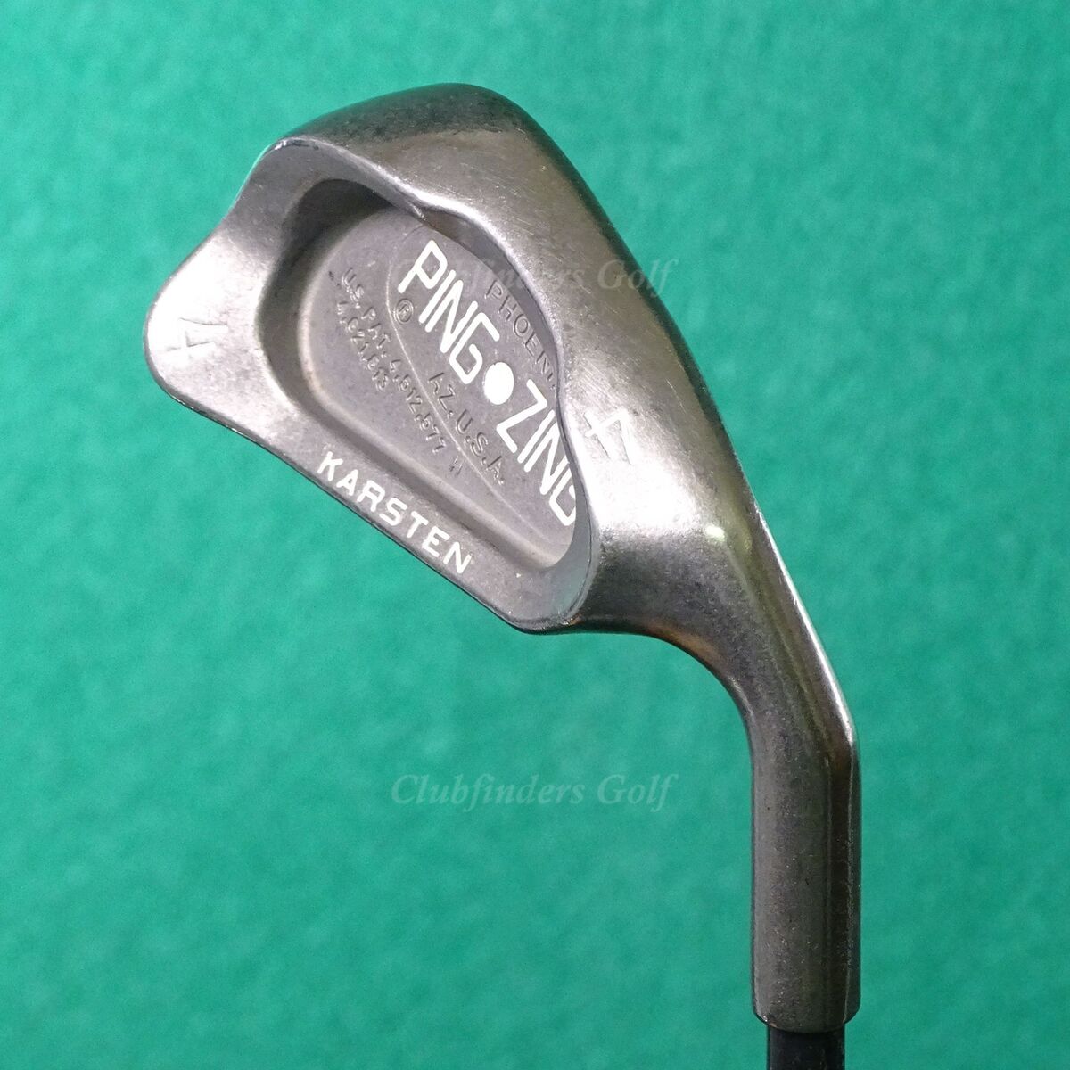Ping Zing Stainless White Dot Single 4 Iron Aldila Karsten Ping Zing Stainless White Dot Single 4 Iron Aldila Karsten