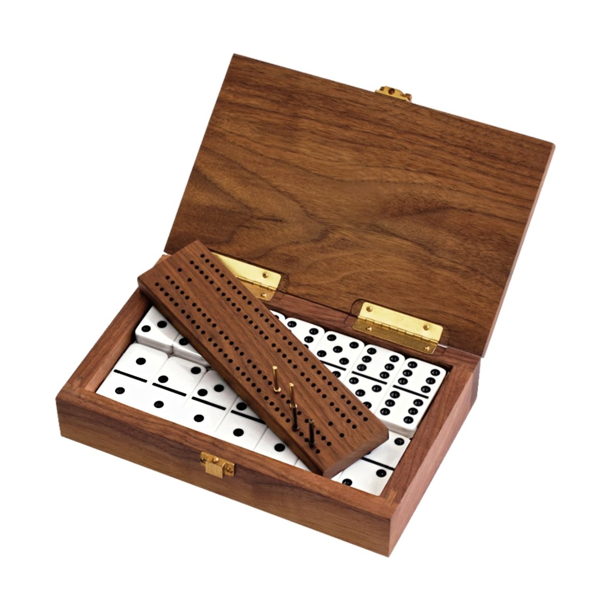 Alex Cramer Company 'Club 52' Luxury Domino Set with Black Walnut