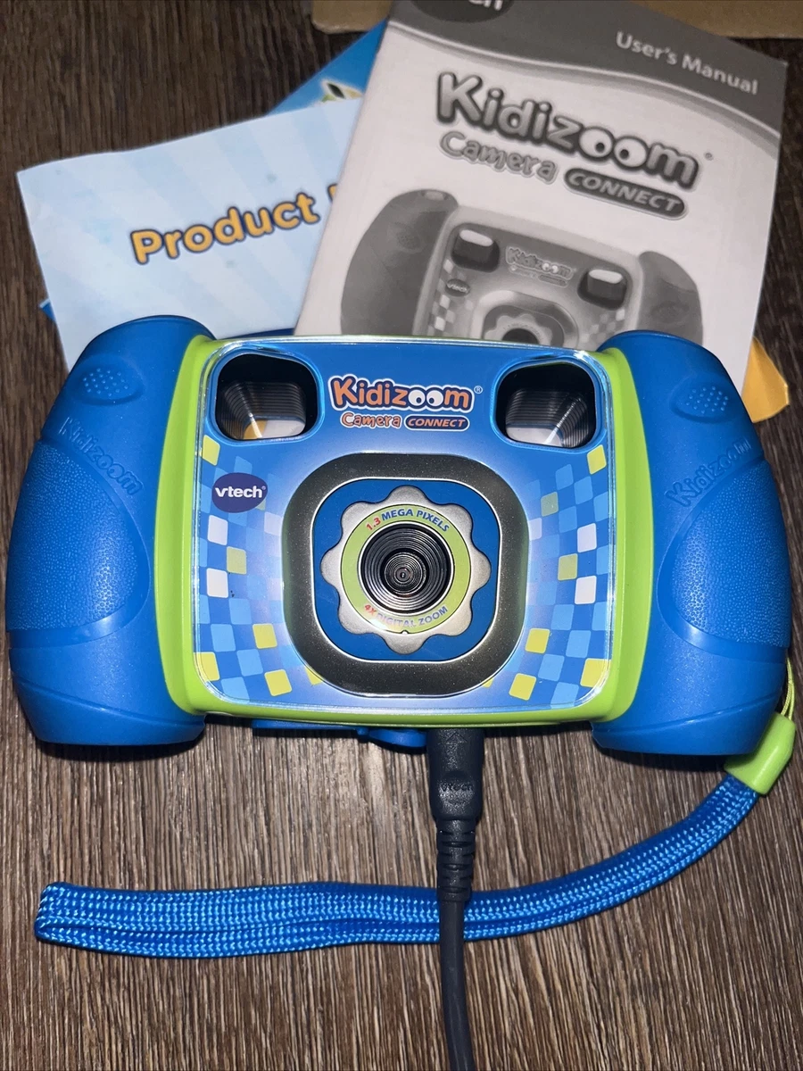 VTech Kidizoom Camera Connect Blue 1.3 Mega Pixels Digital Zoom