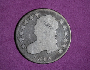 1819- Capped Bust Quarter #P18241