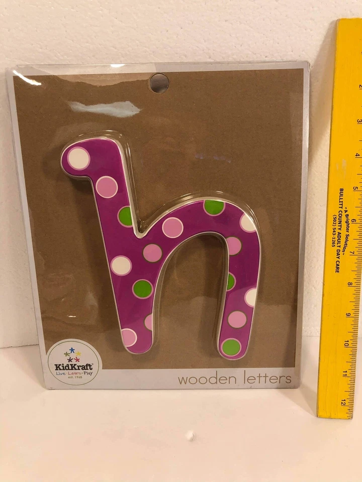 6英寸装饰字母H甜图案全新/密封墙面装饰可爱! 免运费 — 第 2/4 张图片