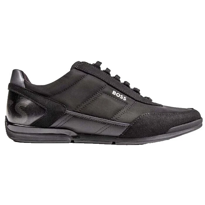 Zapatos Informales de Gamuza Negra HUGO BOSS para hombres