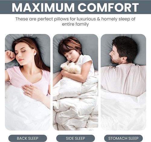 Bed Pillows for Sleeping, Hotel pillows Cooling Pillows Utopia Bedding - Picture 6 of 54