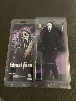 Scream Ghost Face Clothed 8-Inch Figure NECA Reel Toys Horror New