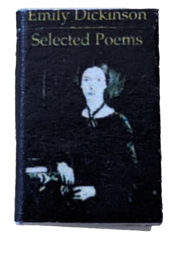 Libro in miniatura con pagine Emily Dickinson alto 0,5 - Foto 1 di 3