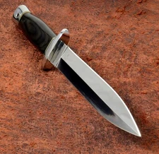 Gil Hibben Double Edge Full Tang Boot Knife w/Sheath and Boot/Belt Clip GH5078