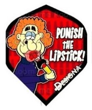 5 Sets DSX Cartoon Standard Dart Flights - Ships w/ Tracking-Punish the Lipstick