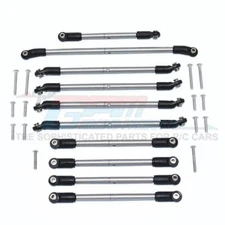 GPM Racing Stainless Steel Adjustable Tie Rods (24Pcs) Set : Axial Capra 1.9 UTB