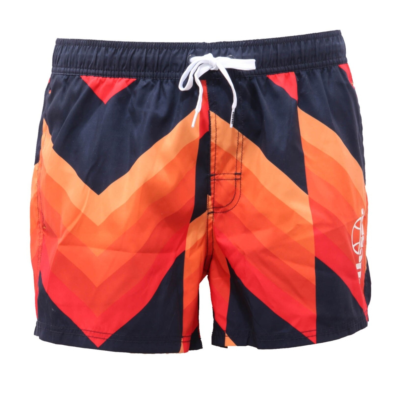 0168AI костюм uomo ELLESSE мужская пляжная одежда синийкрасныйоранжевый 10990₽