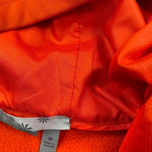 Athleta Verbier Women's Full Zip Hooded Running Jacket Size M OrangeThumbholes - Picture 8 of 11
