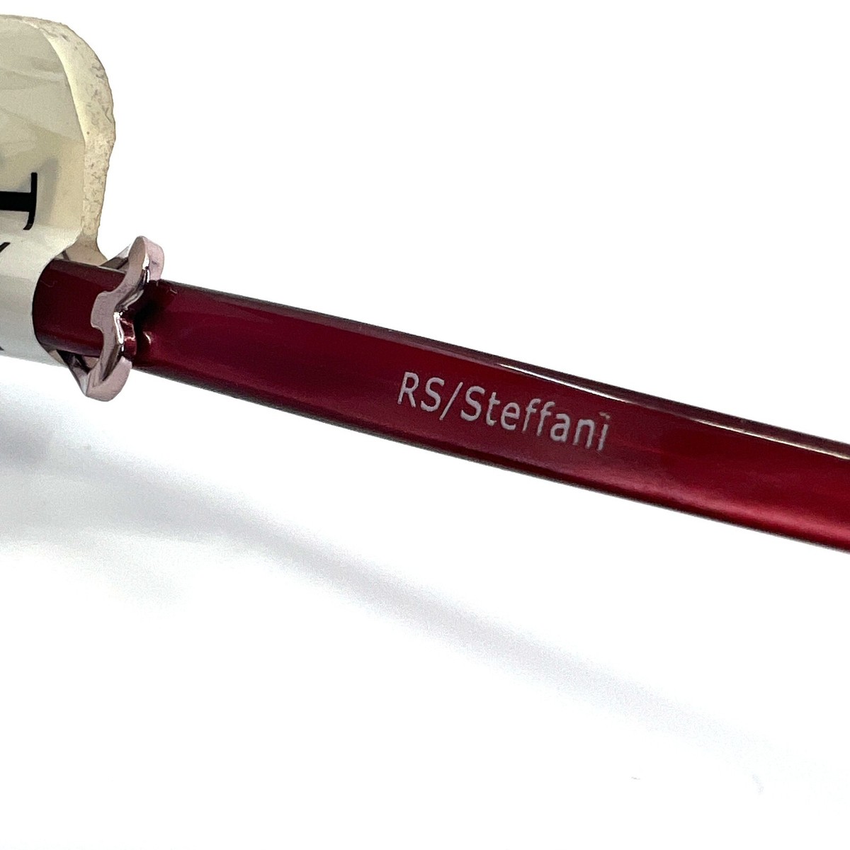 Roberto Steffani RSS 08 COL 30 Eyeglasses Frames Red Pink Square Roberto Steffani RSS 13 COL 10 red Crystal | Mercari main image 4