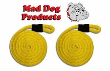 Yellow Boating Fender Lines - 5/8" x 5' - Sold in Pairs - Made in the USA