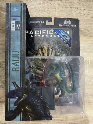McFarlane Toys Pacific Rim Kaiju Raiju 4'' Figure with Comic Book MIB