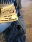 Very Cute Dittos Pants Low Rise Sailor Blue & White Stripes 29 100% Cotton — photo 4