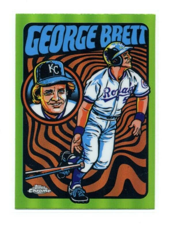 2024 Topps Chrome Ultra-Violet All-Stars UV10 George Brett SSP  