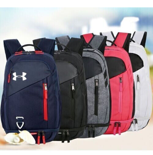 2024 Nuevo Under Armour Hustle 5.0 Mochila Bolso Correas para el Hombro Gimnasio Equipaje Escolar
