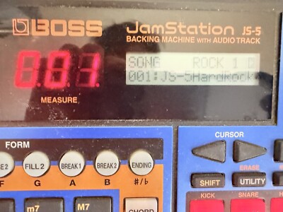 Boss JS-5 JamStation Used, Fully Tested Adapter & SmartMedia Card