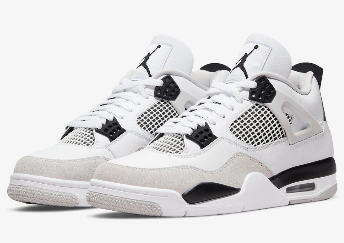 Sz 5Y - Air Jordan 4 Retro “Military Black” 408452-111 Verified Same Day  Ship | eBay
