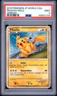 2010 POKEMON JAPANESE WORLD COLLECTION GERMAN PIKACHU-HOLO PSA 9
