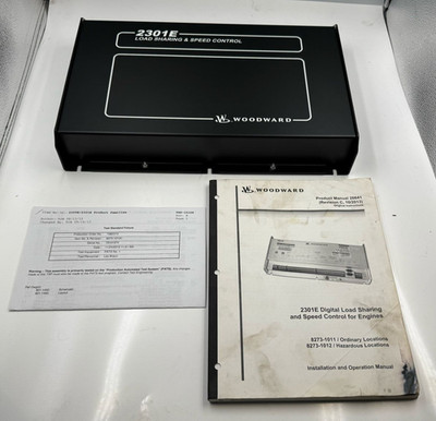 woodward 2301e 8273-1012 rev c Load Sharing and Speed Control