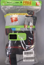 Hanes Sport Men's Boxer Briefs 5Pack Breathable Mesh Comfort Lightweight- Size M