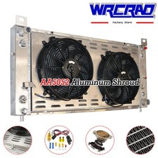 Aluminum Radiator Shroud Fan Fits 1999-2012 Chevy Silverado 1500 2500 Tahoe V8