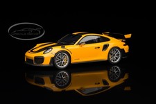 Spark 1/18 Porsche 911 991 GT2 RS Weissach PTS Signal Yellow 1/100 Exclusive NEW