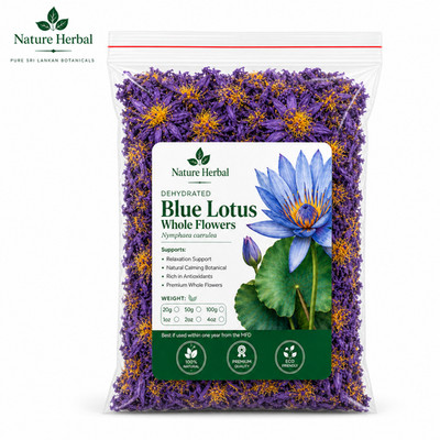Blue Lotus Dried Flower Nymphaea Caerulea Herbal Tea 100% Natural Botanical Herb