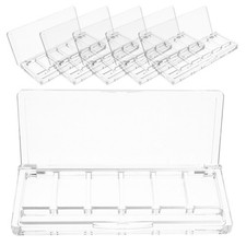  6 pezzi di palette per il trucco trasparenti vuote: contenitore per ombretti