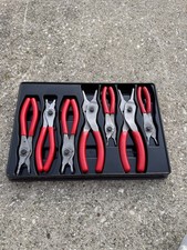 Snap-On SRPCR107 7 pc Snap Ring Pliers Set (Red)