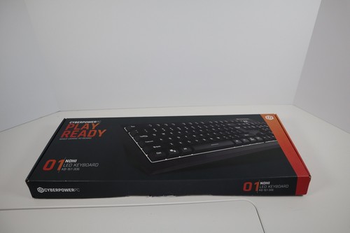 CyberPower PC Play Ready LED Wired Gaming Keyboard 01 RGB NOHI | eBay
