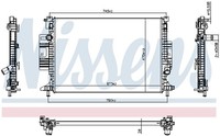 MotorküHler WasserküHler Nissens 607388 FüR Ford Tourneo Connect V408 Transit