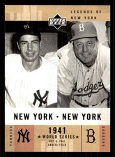 2001 Upper Deck Legends of New York #155 Joe DiMaggio Billy Herman Yankees