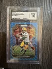 2020 Panini Prizm Football Blue Wave Aaron Rodgers #206