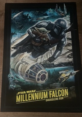 Disney Exclusive Star Wars The Mandalorian Smugglers Run Poster 2026