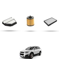 Hoffcar Set Service - 3 Filter FüR Chevrolet Captiva II 2.4 Cdti 123Kw Von 201