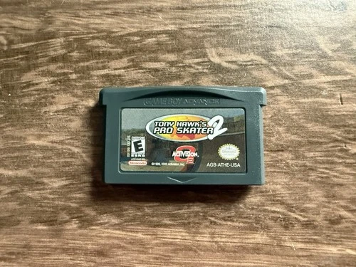 Tony Hawk's Pro Skater 2 (Nintendo Game Boy Advance, GBA 2001) TESTED