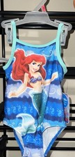 Disney LITTLE MERMAID ARIEL Semi Open Back 1 Piece Swimming Suit 18 Months