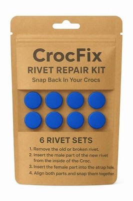 6 x Nieten Verschluss Knopf zum Anpassen & Reparieren Crocs Erwachsene Clogs Strand Slipper Schuhe