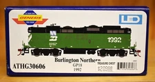 Athearn Genesis LED ATHG30606 Burlington Northern GP18 #1992 2002 75th Anniv
