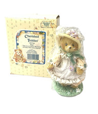 Cherished Teddies Hope 103764 Our Love is Ever Blooming 1994 Vtg Enesco COA